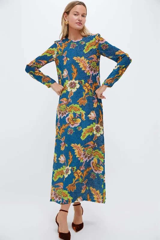 Wrap - style midi dresses in silk for a sophisticated office look Lark Long Sleeve Swing Dress Wrap - style midi dresses in silk for a sophisticated office look Lark Long Sleeve Swing Dress