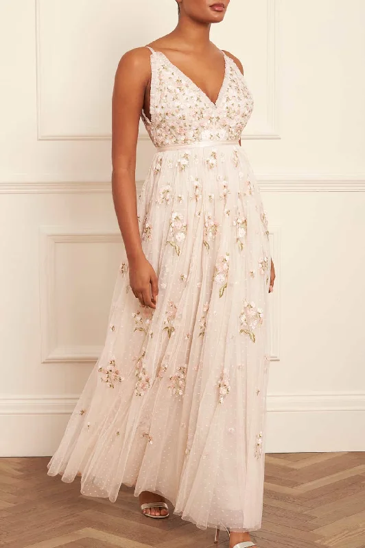 High - low midi dresses with geometric patterns for a modern party Posy Cami Gown