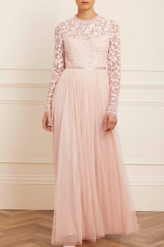 Midi dresses with puff sleeves for a vintage - inspired look Tempest Bodice Gown