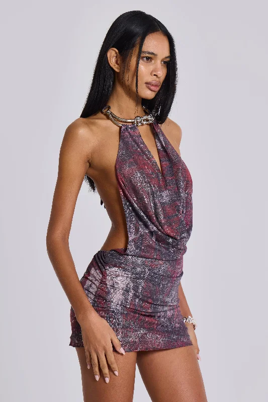 Animal print mini dresses for a bold statement Cosima Mini Dress