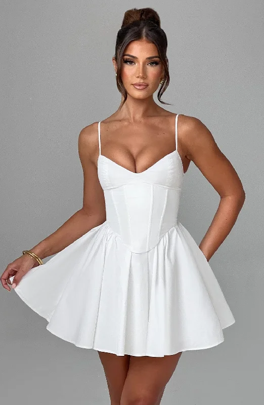 Mini dresses with pocket details for added functionality Analeigh Mini Dress - Ivory