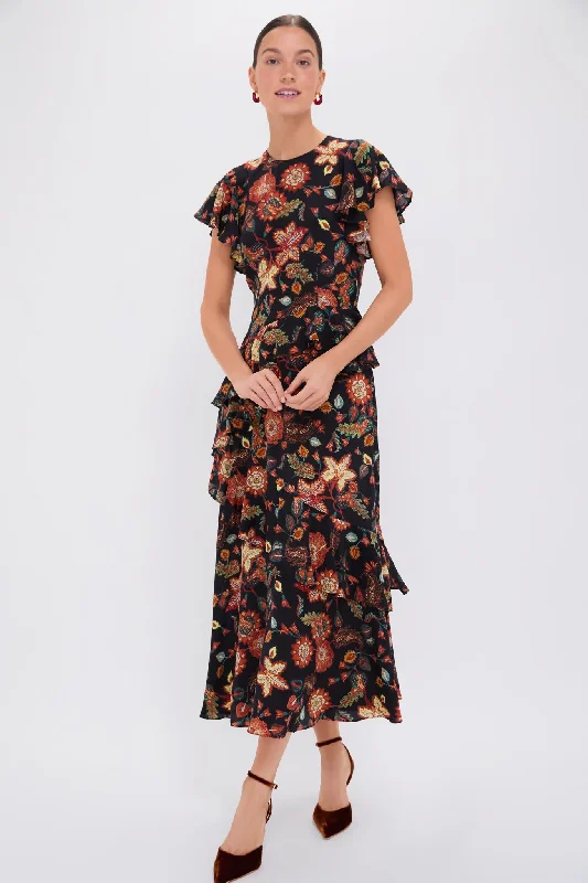 Midi dresses with bow accents for a sweet and charming look Hellebore Amaia Dress