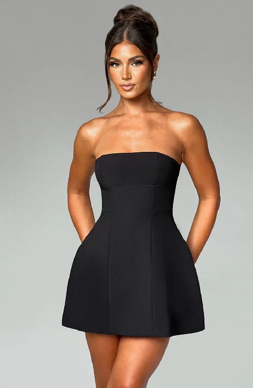 Mini dresses with halter necks for a stylish choice Asha Mini Dress - Black