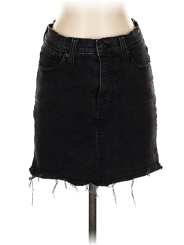 Plus Size Women's Stretch Cotton Athletic Shorts with Side Pockets for Workout SessionsDenim Skirt