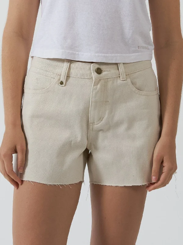 Women's Printed Floral Linen Shorts in Pastel Colors for a Summer Beach OutfitErica Mid Rise Short - Heritage White Women's Printed Floral Linen Shorts in Pastel Colors for a Summer Beach OutfitErica Mid Rise Short - Heritage White