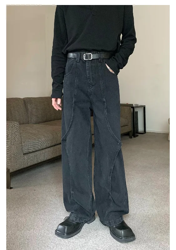 Cargo women jeans with multiple pockets for added functionalityHigh Waist Wide Leg Jeans