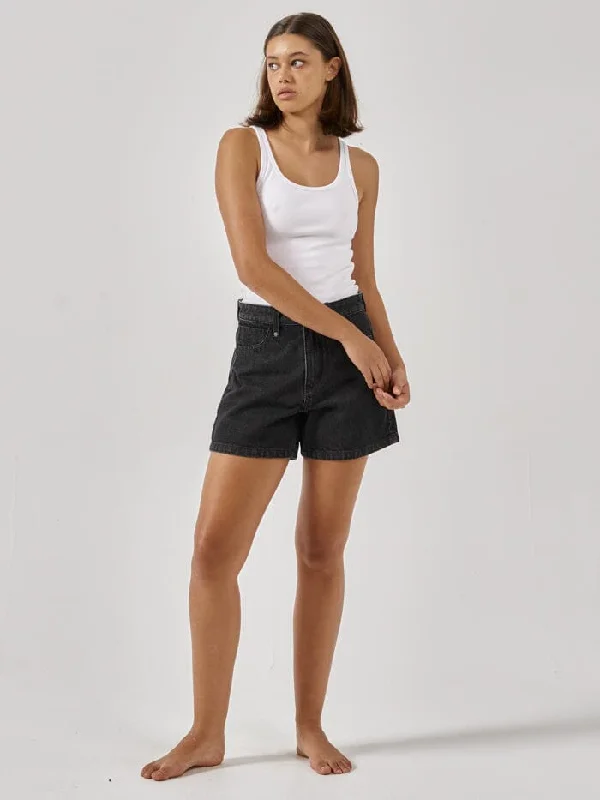 Plus Size Women's Cargo Shorts in Olive Green with Multiple Pockets for Outdoor AdventuresKhloe Short - Smoke Black