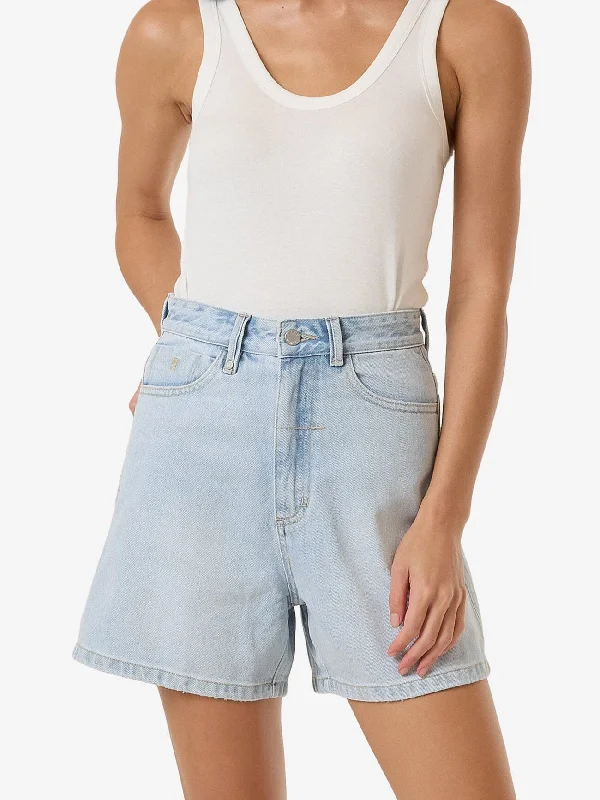 Women's Lace - Trimmed Shorts in White for a Romantic and Elegant OutfitKoko Short - Ether Blue