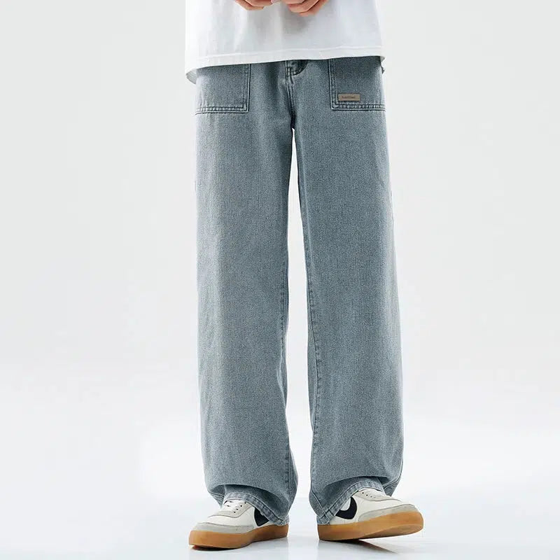 Wide - leg women jeans for a modern and relaxed vibeLoose Straight-leg Jeans