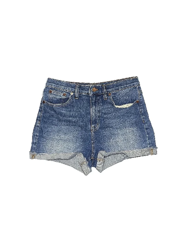 Plus Size Women's Denim Shorts with a Button - Fly in Dark Indigo for a Durable and Timeless StyleMid-Rise Denim Shorts in Medium Wash Plus Size Women's Denim Shorts with a Button - Fly in Dark Indigo for a Durable and Timeless StyleMid-Rise Denim Shorts in Medium Wash