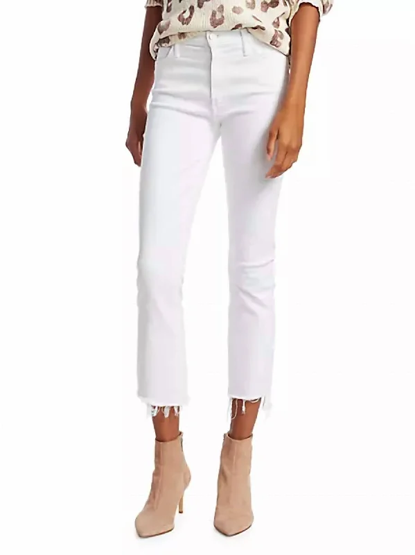 Skinny women jeans with a form - fitting designThe Insider Crop Step Fray Jeans In Fairest Of Them All