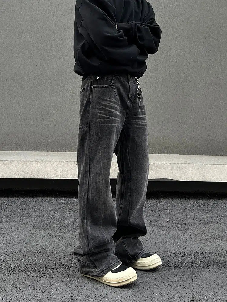 Light - wash women jeans for a fresh and summery appearanceWashed Gray Jeans
