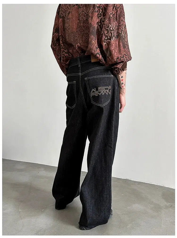 Embellished women jeans with studs or rhinestones for a glamorous touchWide-Leg Versatile Jeans