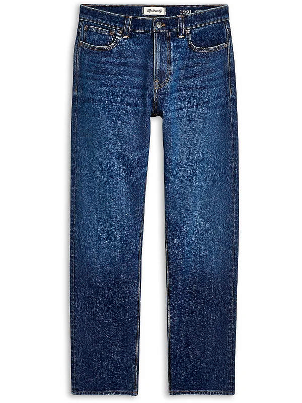 Dark - wash women jeans for a sophisticated and slimming effectWomens Ankle Denim Straight Leg Jeans Dark - wash women jeans for a sophisticated and slimming effectWomens Ankle Denim Straight Leg Jeans