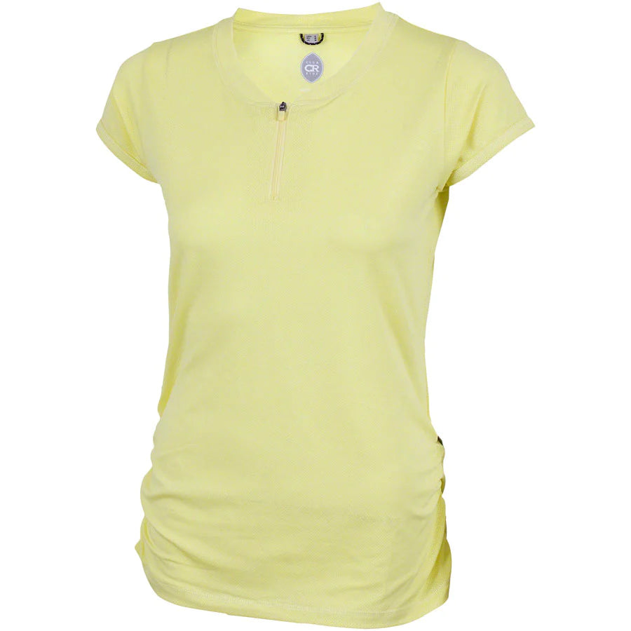 Short - sleeve women's jersey for summer workoutsClub Ride Deer Abby Short Sleeve MTB Jersey - Womens - Yellow Short - sleeve women's jersey for summer workoutsClub Ride Deer Abby Short Sleeve MTB Jersey - Womens - Yellow