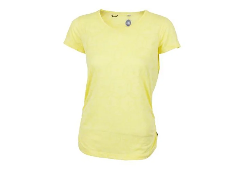 Women's jersey for yoga sessionsClub Ride Wheel Cute Short Sleeve MTB Jersey - Womens - Yellow