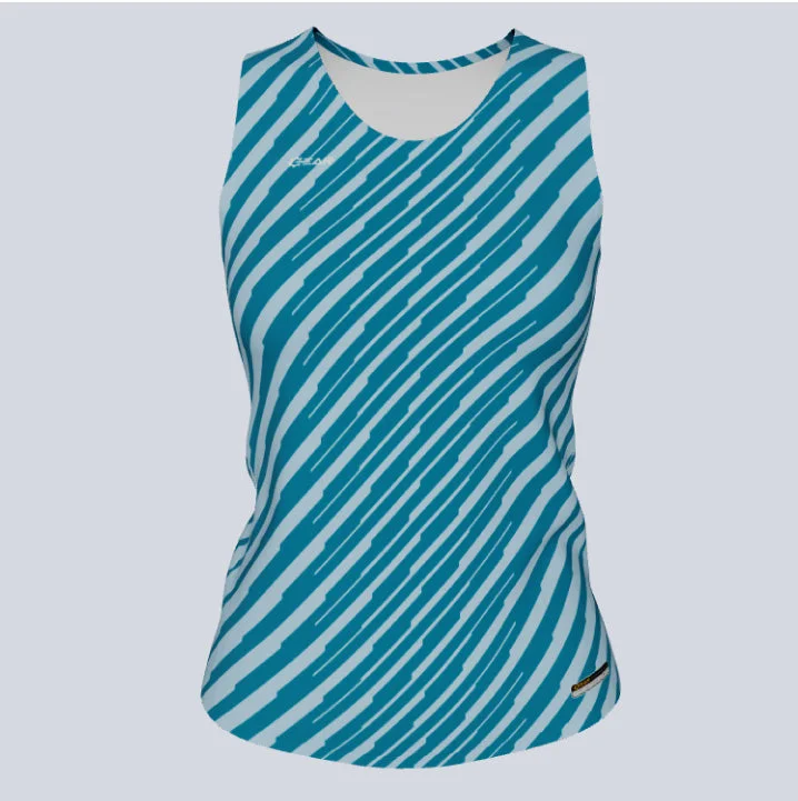 Loose - fitting women's jersey for a relaxed feelLadies Custom Fitted Track Singlet Jett Jersey