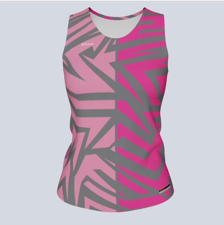 Floral - printed women's jersey for a stylish lookLadies Custom Fitted Track Singlet Rage Jersey