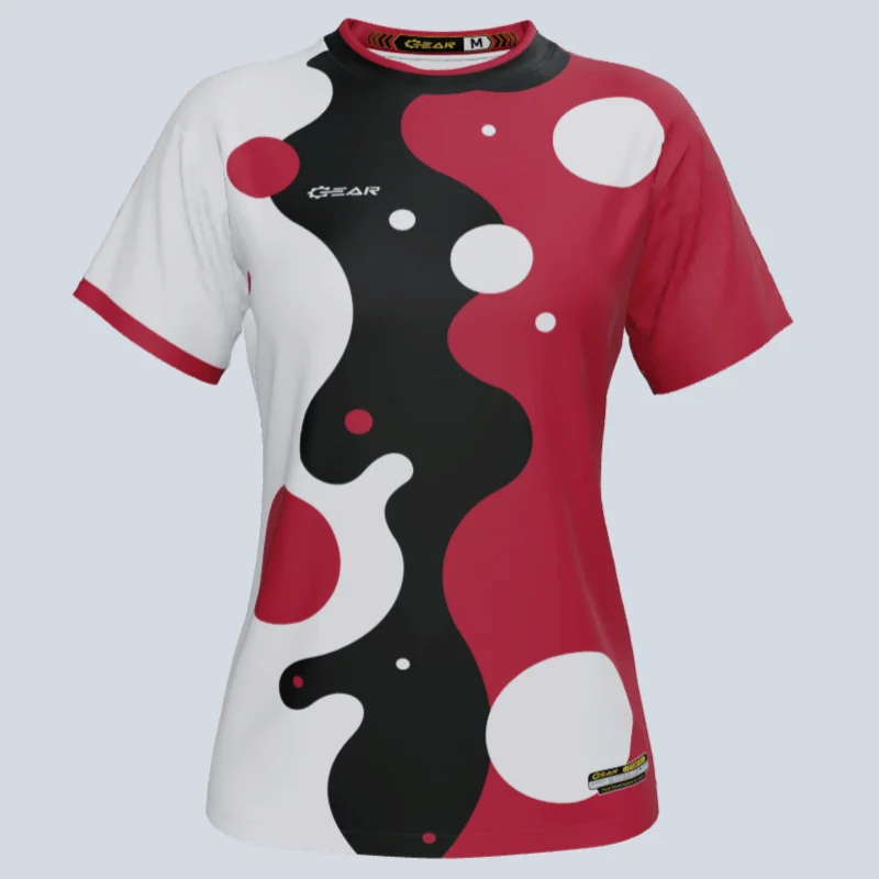 Pullover women's jersey for convenienceCustom Team Ladies Bubble Jersey