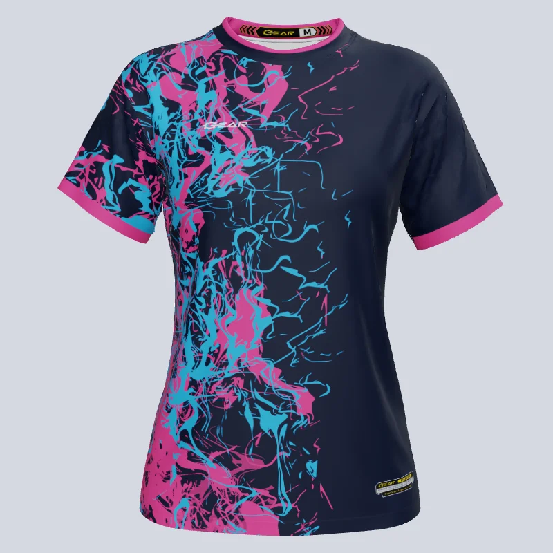 Navy - blue women's jersey for a sporty touchCustom Team Ladies Darkness Soccer Jersey Navy - blue women's jersey for a sporty touchCustom Team Ladies Darkness Soccer Jersey