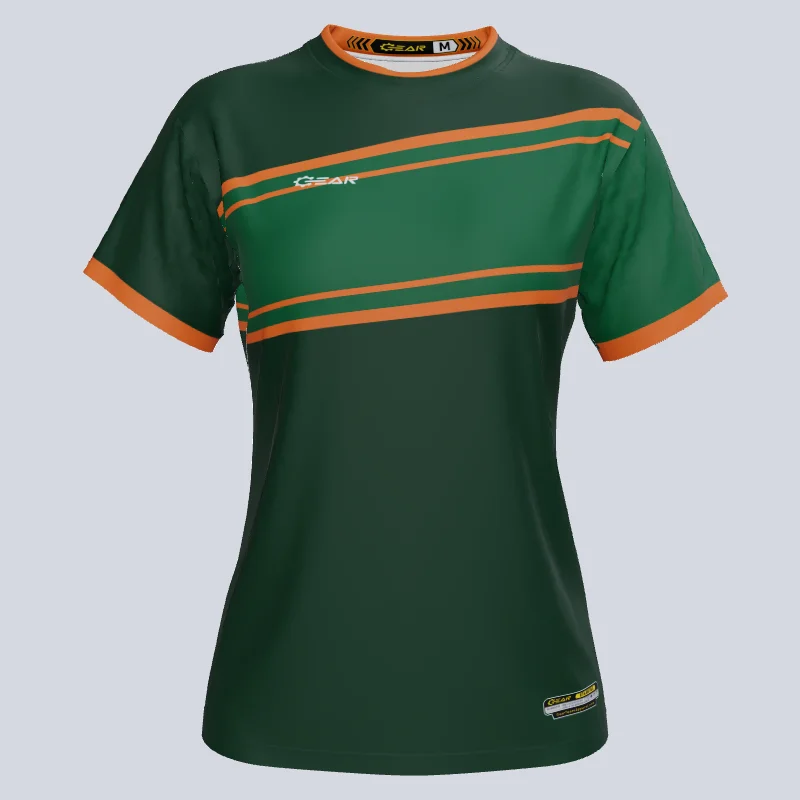 Women's jersey with moisture - wicking fabric for sportsCustom Team Ladies Strip Soccer Jersey Women's jersey with moisture - wicking fabric for sportsCustom Team Ladies Strip Soccer Jersey