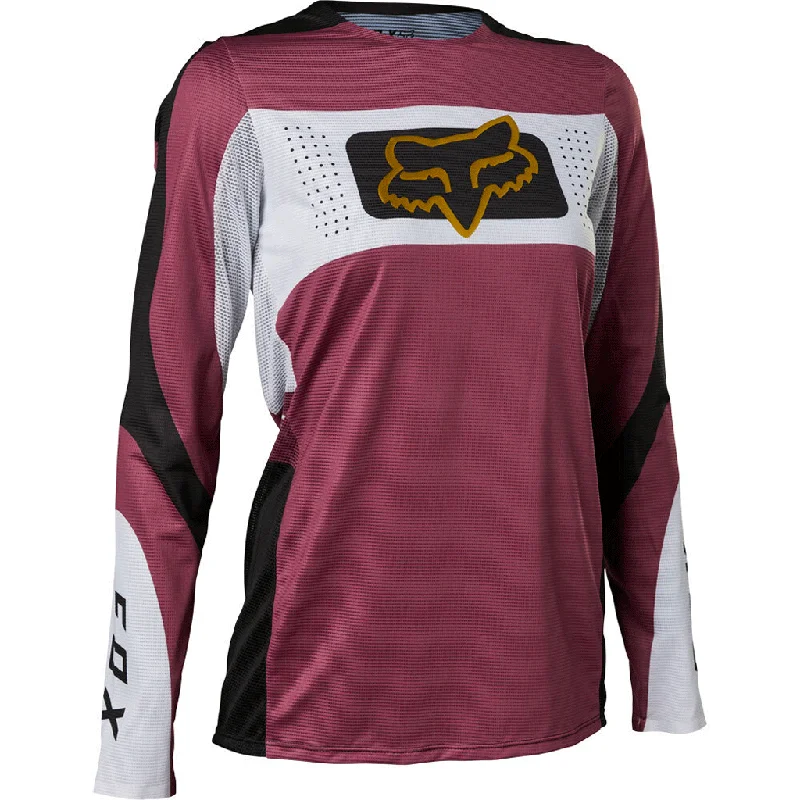 Women's jersey with a drawstring at the waistFox - Womens Flex Air Mirer Purple Haze Jersey