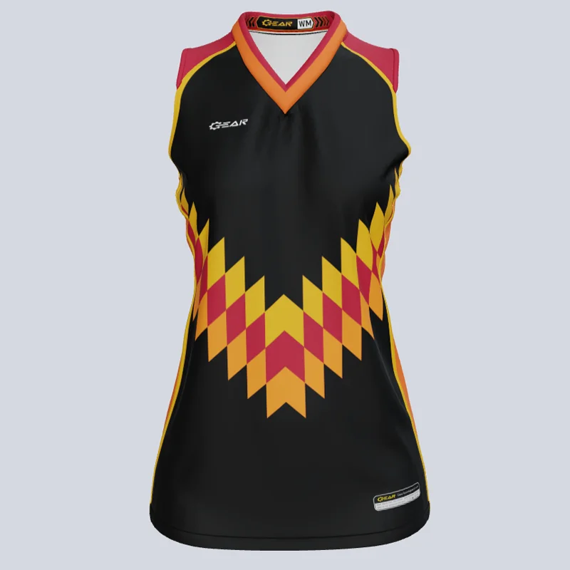 Women's jersey for dance workoutsLadies America Razor Back Sleeveless Custom Softball Jersey