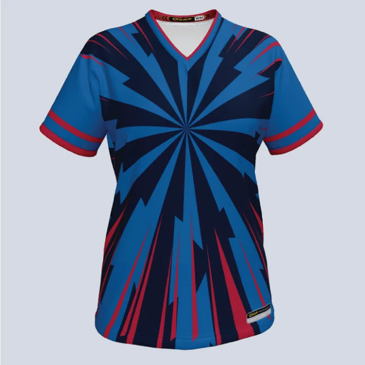 Women's jersey for swimming (as a cover - up)Ladies Comic Slam V-Neck Custom Jersey