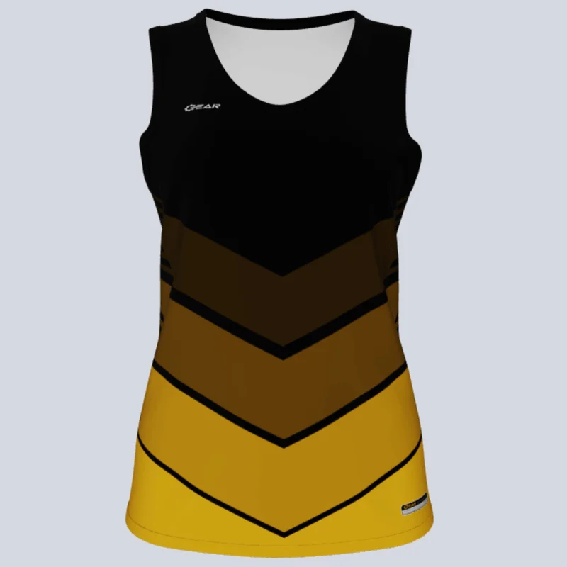 Women's jersey for tennis matchesLadies Custom Track Singlet Boost Jersey