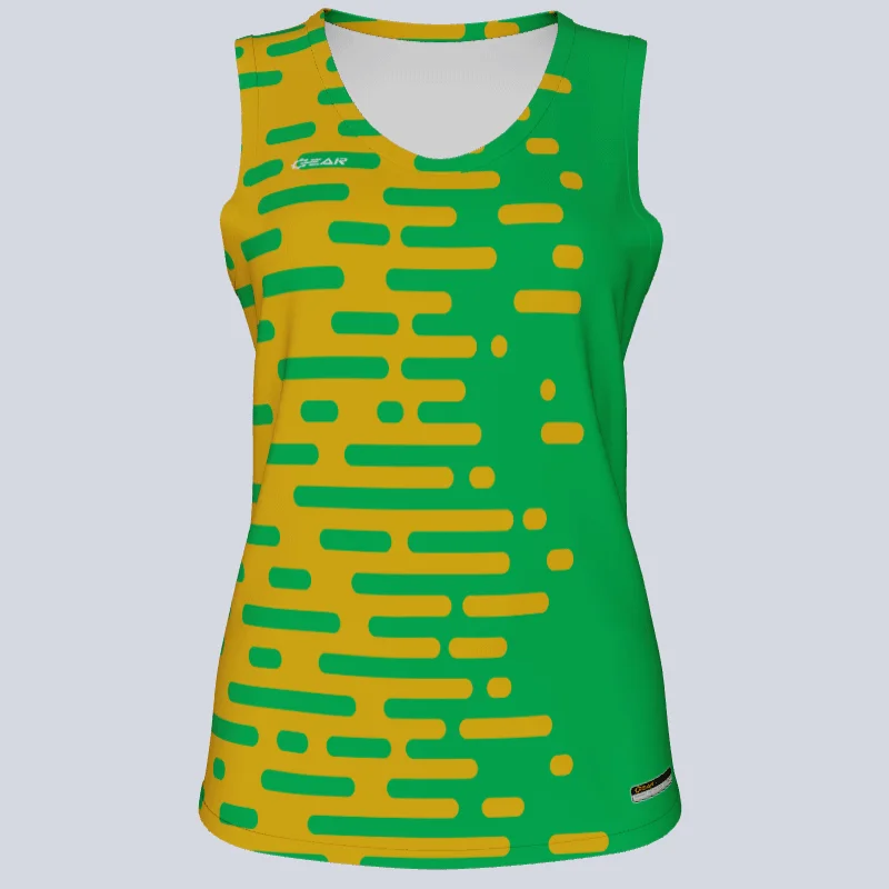 Women's jersey for beach sportsLadies Custom Track Singlet Dash Jersey