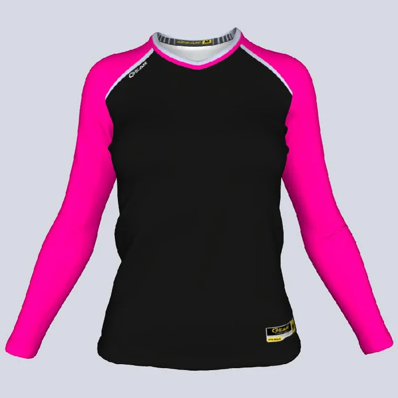 Floral - printed women's jersey for a stylish lookLadies Fitted 1_Core Jersey