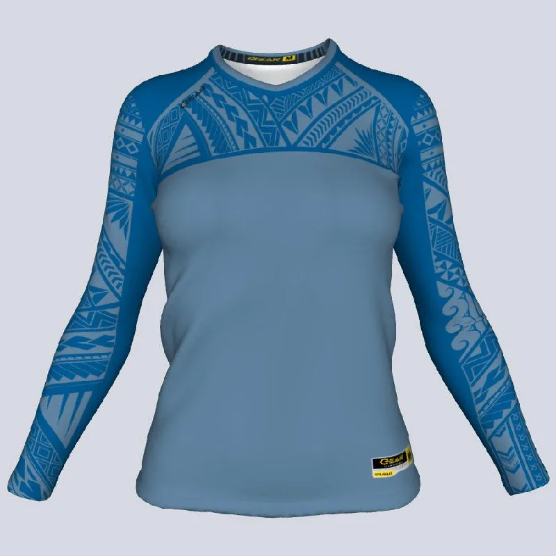 Green women's jersey for an earthy toneLadies Fitted Salacia Jersey