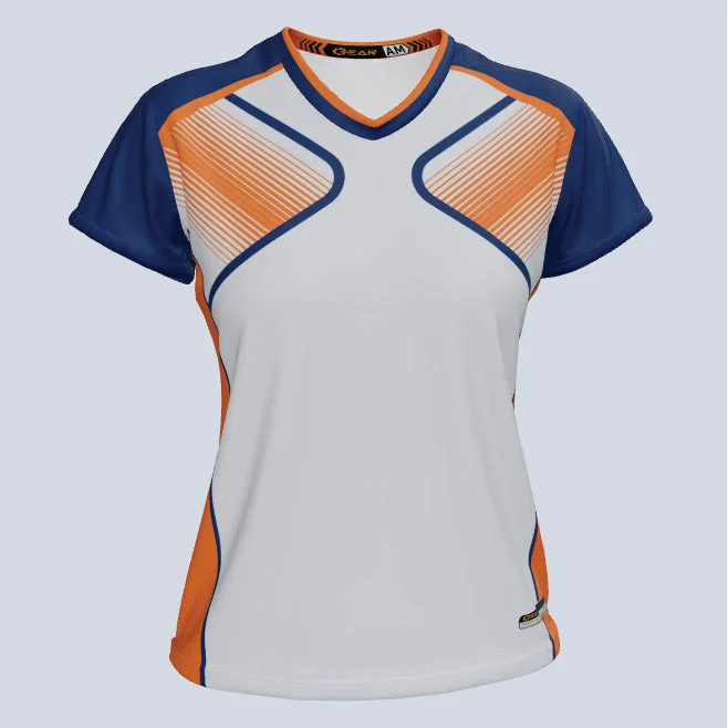 Women's jersey for gym workoutsLadies Lucia Cap Sleeve Jersey