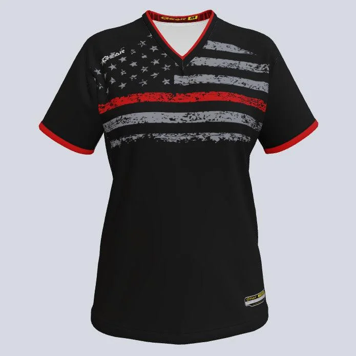 Floral - printed women's jersey for a stylish lookLadies Thin Red Line II Custom Jersey