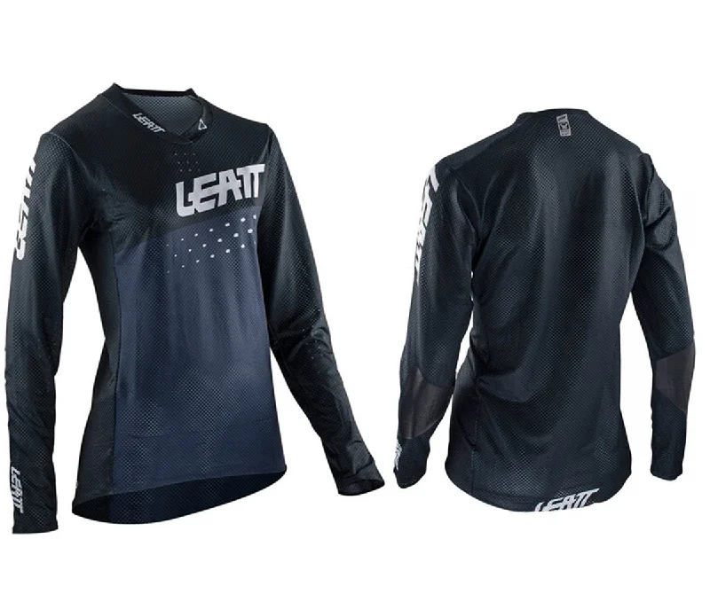 Stretch - knit women's jersey for a flexible fitLeatt MTB 4.0 UltraWeld Long Sleeve MTB Jersey - Womens - Black - 2021 Stretch - knit women's jersey for a flexible fitLeatt MTB 4.0 UltraWeld Long Sleeve MTB Jersey - Womens - Black - 2021