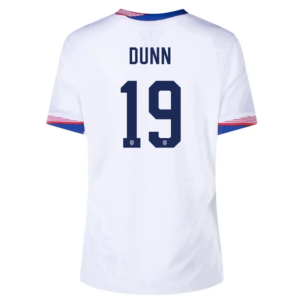 Long - sleeve women's jersey for cooler daysNike Womens United States Crystal Dunn Home Jersey 24/25 (White) Long - sleeve women's jersey for cooler daysNike Womens United States Crystal Dunn Home Jersey 24/25 (White)