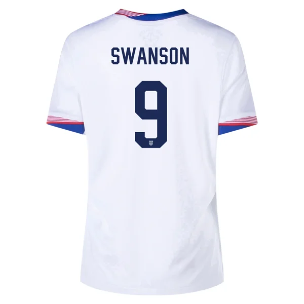 Women's jersey for team sports such as basketballNike Womens United States Mallory Swanson Home Jersey 24/25 (White)