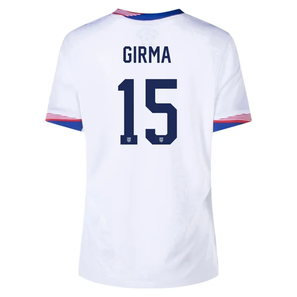 Breathable cotton women's jersey for everyday comfortNike Womens United States Naomi Girma Home Jersey 24/25 (White) Breathable cotton women's jersey for everyday comfortNike Womens United States Naomi Girma Home Jersey 24/25 (White)