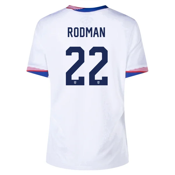 Women's jersey for aerobics classesNike Womens United States Trinity Rodman Home Jersey 24/25 (White) Women's jersey for aerobics classesNike Womens United States Trinity Rodman Home Jersey 24/25 (White)