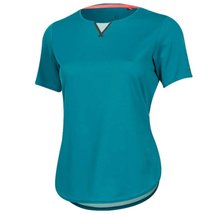 Women's jersey with a plus - size fitPearl Izumi Canyon Short Sleeve MTB Jersey - Womens - Mirage Glacier