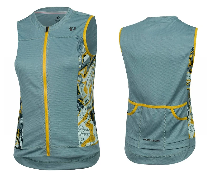 Women's jersey for Pilates sessionsPearl Izumi Elite Escape Sleeveless Road Jersey - Womens - Arctic Phyllite - 2018