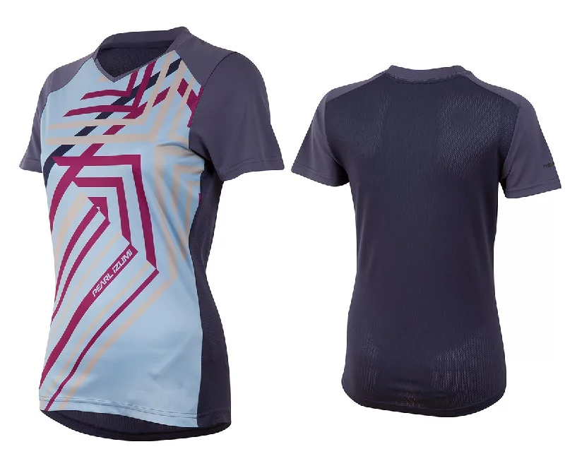 Women's jersey with a scoop - neck stylePearl Izumi Launch Short Sleeve MTB Jersey - Womens - Deep Indigo