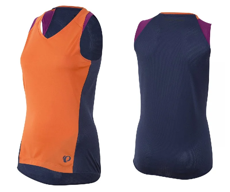 Petite - sized women's jersey for a perfect fitPearl Izumi Launch Sleeveless MTB Jersey - Womens - Clementine