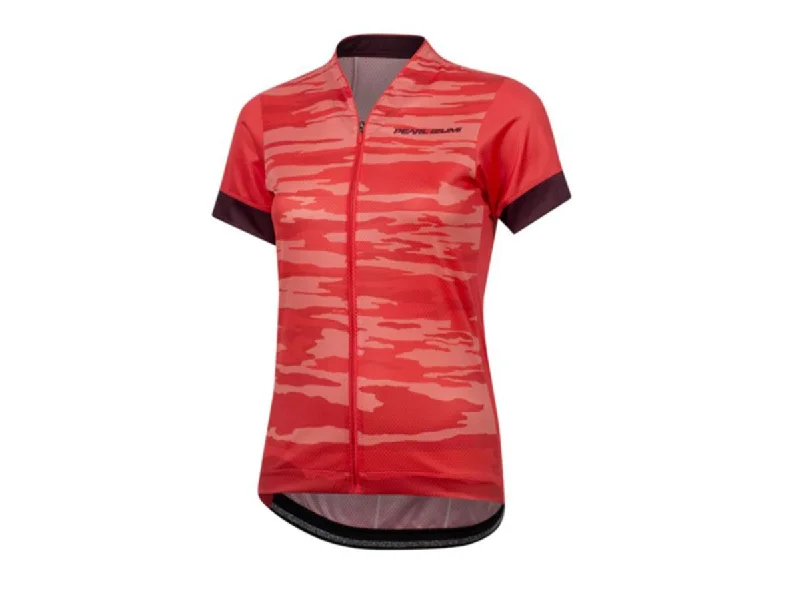 Women's jersey with a cropped lengthPearl Izumi LTD Short Sleeve MTB Jersey - Womens - Cayenne Vista Women's jersey with a cropped lengthPearl Izumi LTD Short Sleeve MTB Jersey - Womens - Cayenne Vista