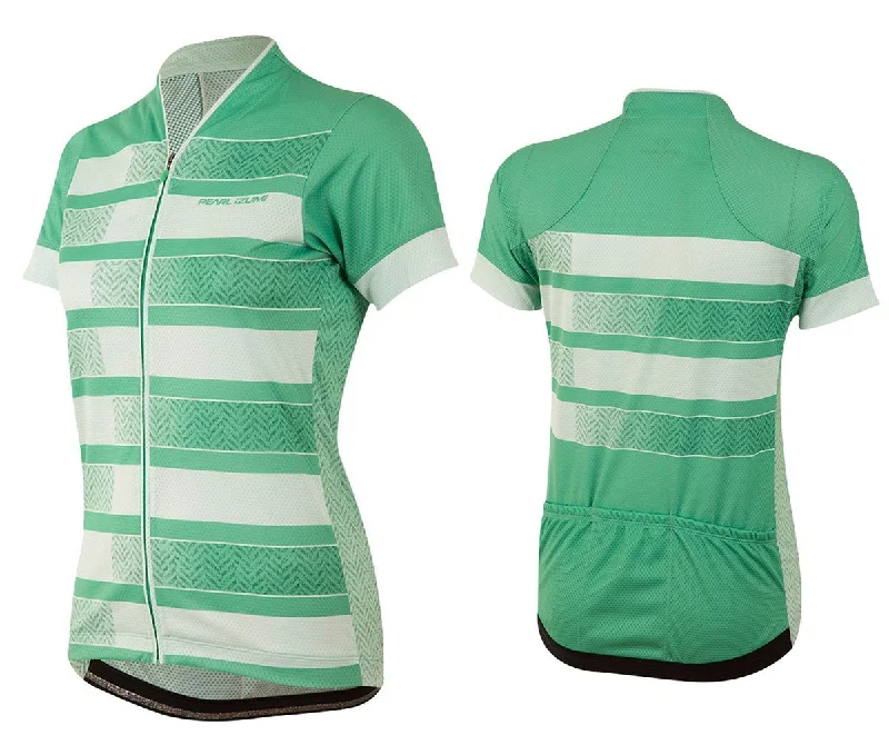 Loose - fitting women's jersey for a relaxed feelPearl Izumi LTD Short Sleeve MTB Jersey - Womens - Green Spruce-Herringbone Stripe
