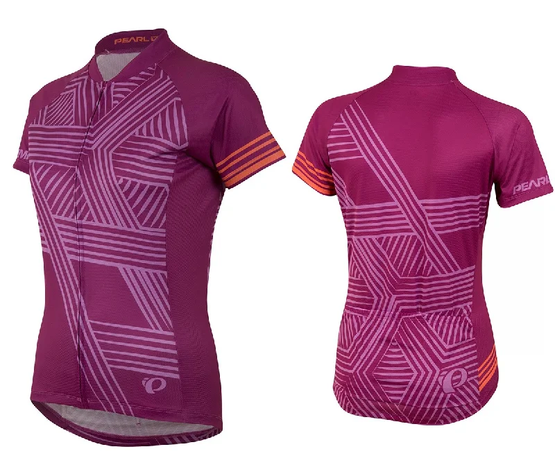 Women's jersey with moisture - wicking fabric for sportsPearl Izumi LTD Short Sleeve MTB Jersey - Womens - Hex Purple Wine