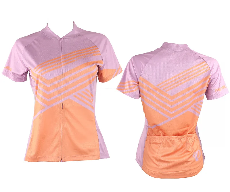 Button - down women's jersey for a classic touchPearl Izumi LTD Short Sleeve MTB Jersey - Womens - Zig Zag Melon