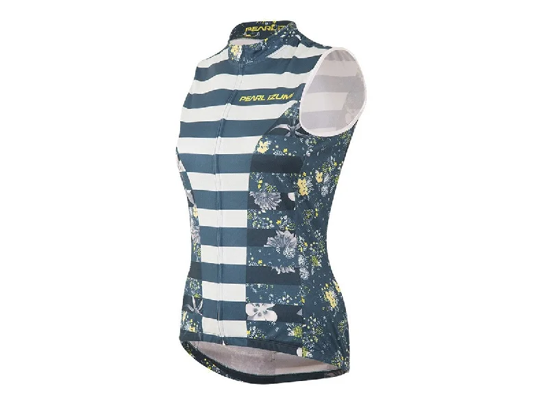 Women's jersey for tennis matchesPearl Izumi Select Escape Ltd Sleeveless Faze Jersey - Womens - Muse Blue Steel