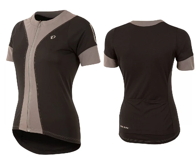 Stretch - knit women's jersey for a flexible fitPearl Izumi Select Pursuit Short Sleeve Road Jersey - Womens - Black-Smoked Pearl Stretch - knit women's jersey for a flexible fitPearl Izumi Select Pursuit Short Sleeve Road Jersey - Womens - Black-Smoked Pearl