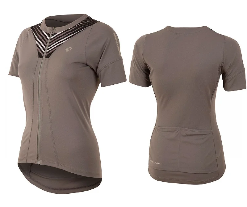 Women's jersey with a high - low hem for stylePearl Izumi Select Pursuit Short Sleeve Road Jersey - Womens - Smoked Pearl Whirl Women's jersey with a high - low hem for stylePearl Izumi Select Pursuit Short Sleeve Road Jersey - Womens - Smoked Pearl Whirl